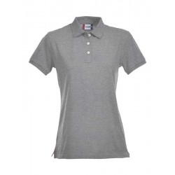 Polo Stretch Premium Lady Gris chiné
