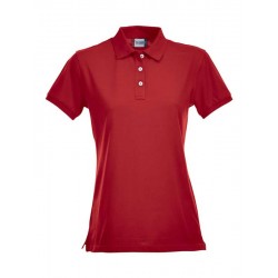 Polo Stretch Premium Lady rouge