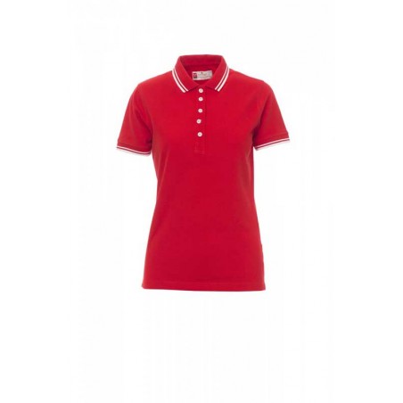 Polo Skipper Lady Rouge et Blanc