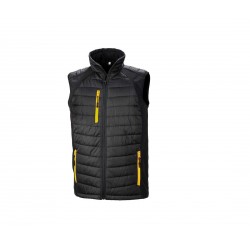 Bodywarmer matelassé RS238 Black/Yellow
