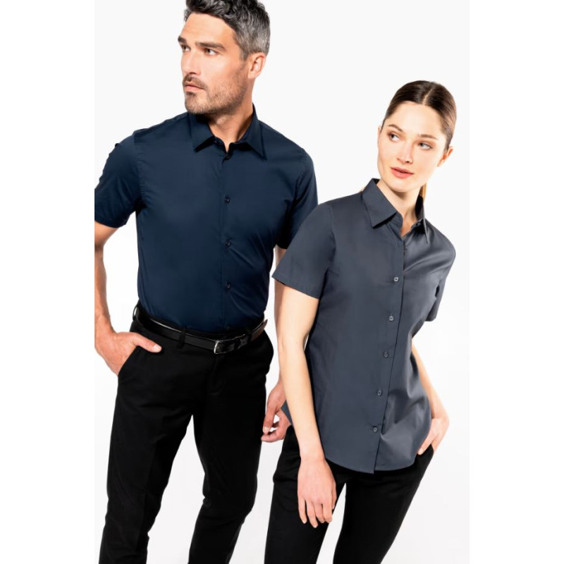 Chemises Chemise - coton / élasthanne manches courtes